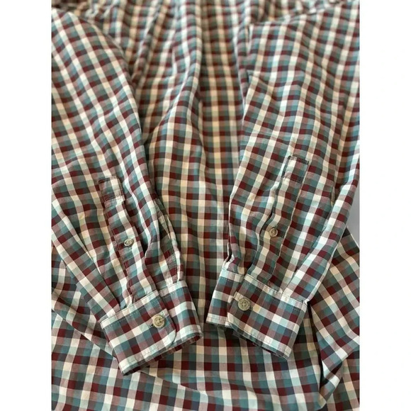 Eddie Bauer Men's Light Weight Vented Long Sleeve Bottun Down Outdoor M - Picture 11 of 11